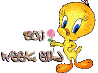 Gif animé bon week-end Titi